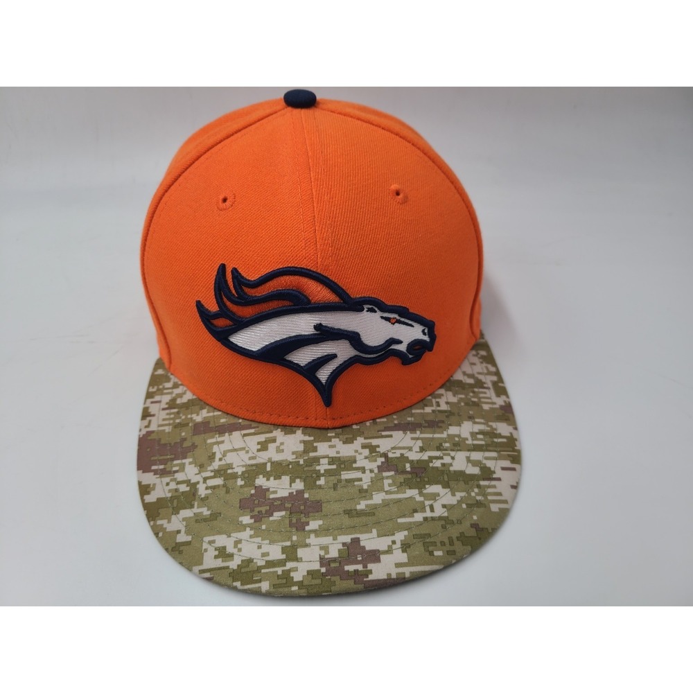 Denver Broncos Salute To Service Camo New Era 59Fifty Fitted 7 1/2 Hat Cap NFL